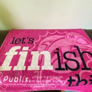 Publix; Let's Finish This! towel; Miami Dolphins sports towel; 2010